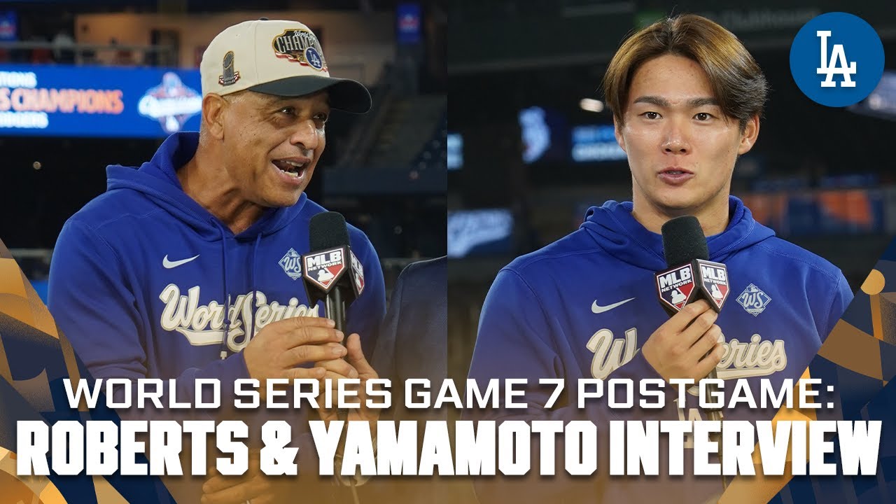 Post-Game 7 Exclusive: Dave Roberts & Yoshinobu Yamamoto Break Down the Action ⚾