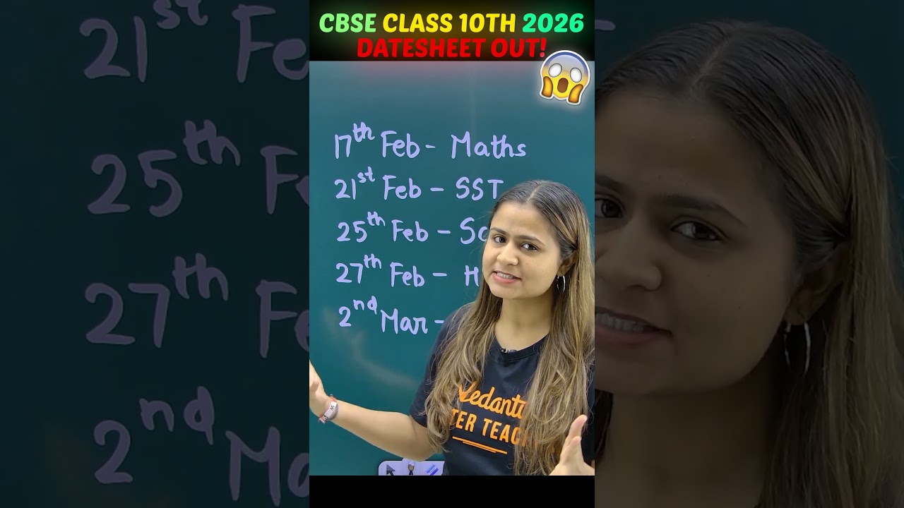 CBSE 2026 Exam Date Sheet Out! | Must Watch with Krushi Mam π