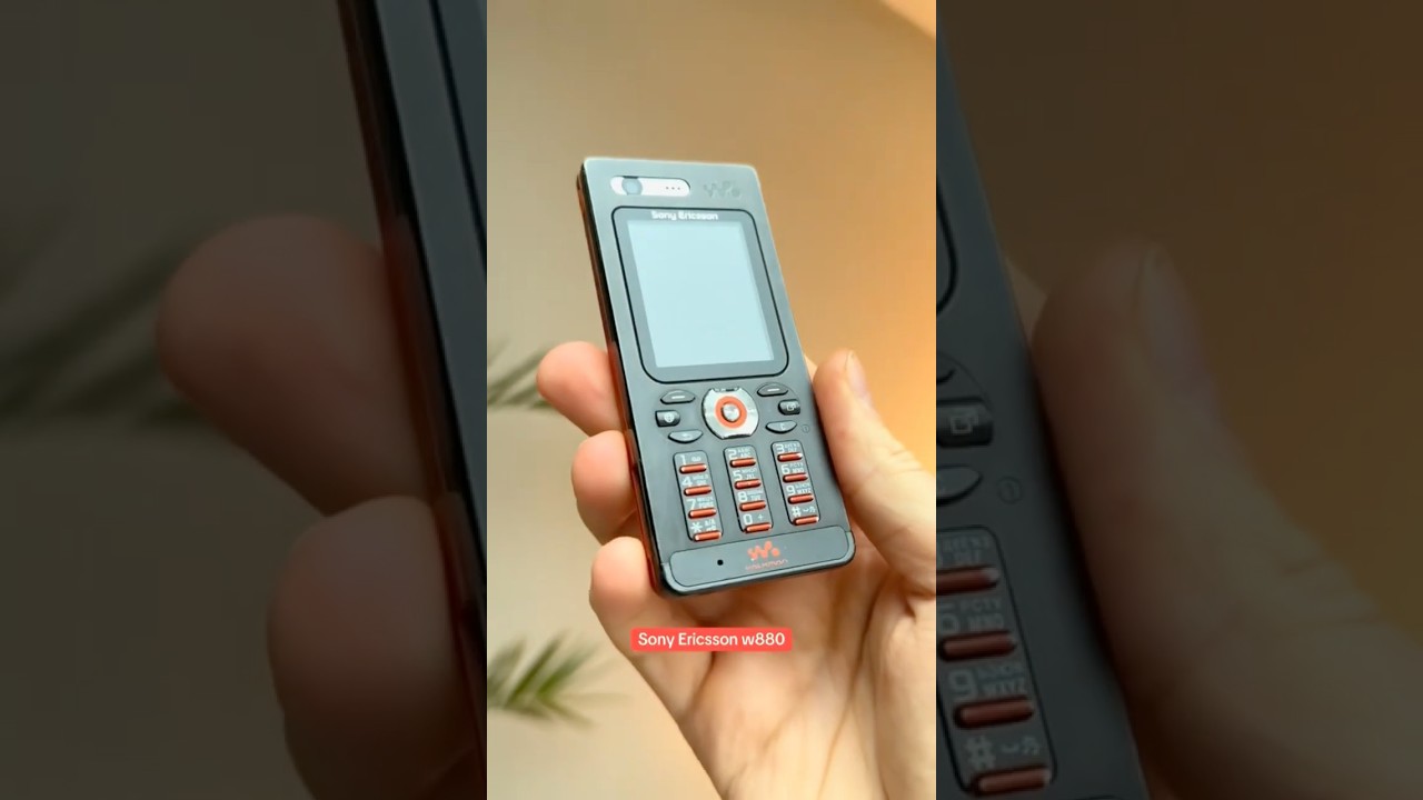 Sony Ericsson W880 – slim, stylish, and packed with powerful sound! #SonyEricssonW880 #2000sTech