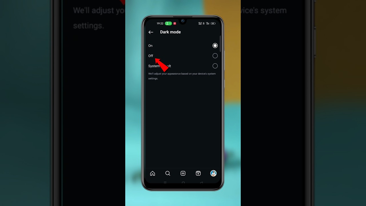 Instagram Dark Mode Kaise Off Karen | Easy Steps #shorts