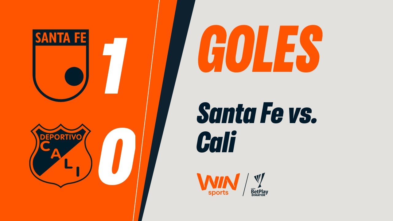 Santa Fe vs Cali Goles | Liga BetPlay 2025-2 Fecha 19 ⚽