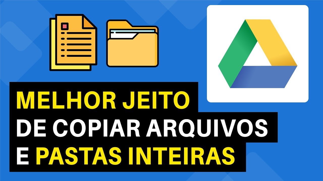 Como Copiar Pastas Compartilhadas do Google Drive