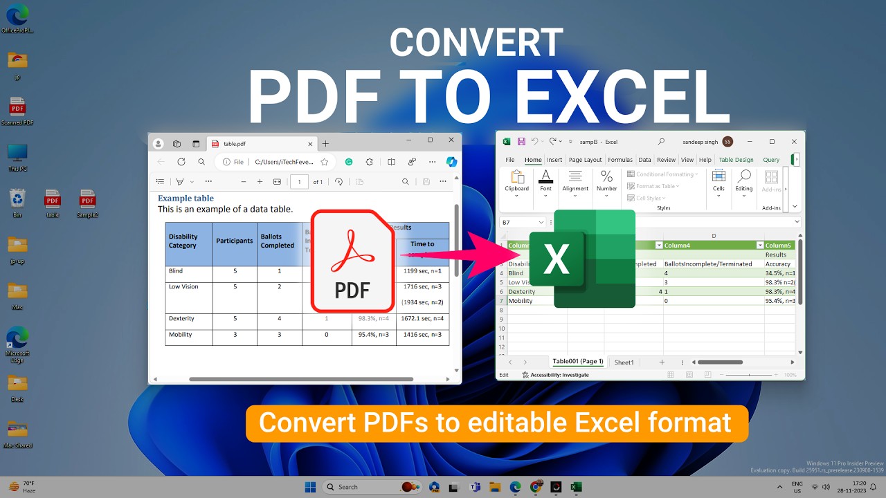 Easily Convert PDFs to Editable Excel Files Without Losing Formatting 📊