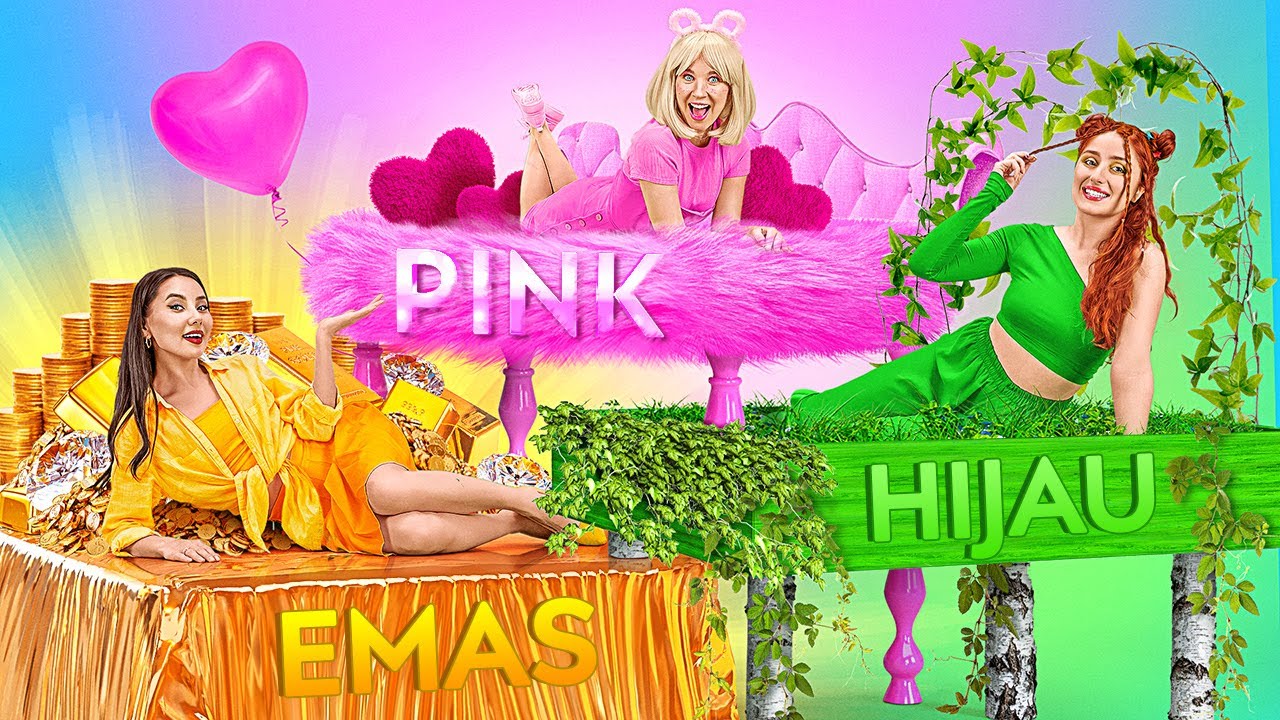 Kreasi Tempat Tidur Tingkat Kembar Tiga yang Menakjubkan! 🛏️ DIY Kamar Rahasia oleh 123 GO!