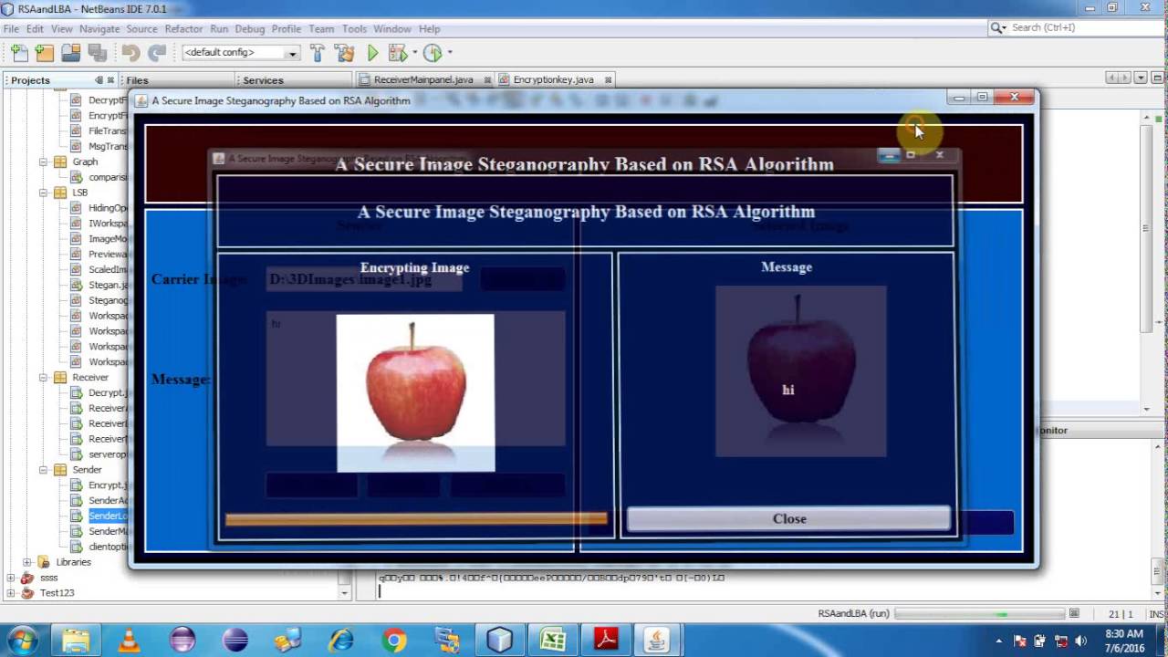 Enhanced Image Steganography Using RSA & Hash LSB for Secure Data Concealment 🔒