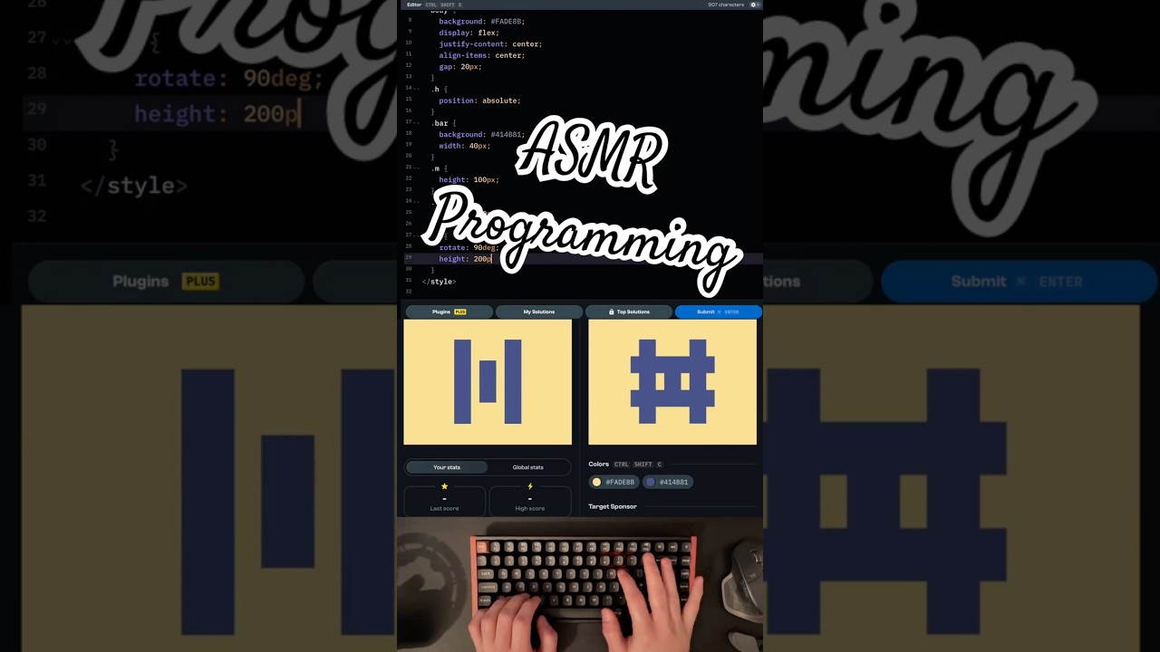 ASMR CSS Battle | Web Dev & Coding 🎨