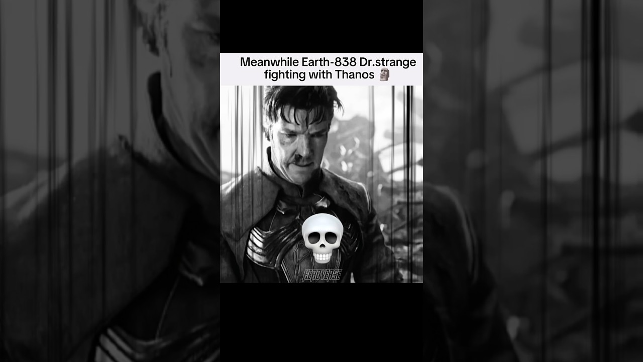 Earth-616 vs. Earth-838: Dr. Strange Confronts Thanos in Epic Battle 🌌
