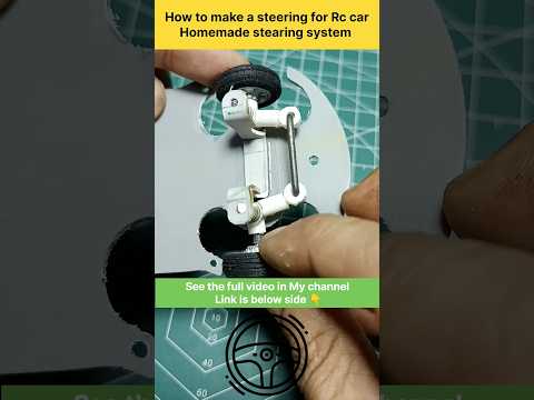 Diy RC car steering system |#shorts #diy #how #homemade