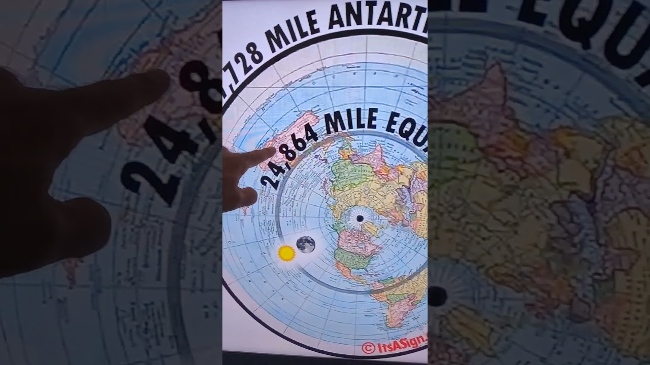 Реальная карта Земли 🌍