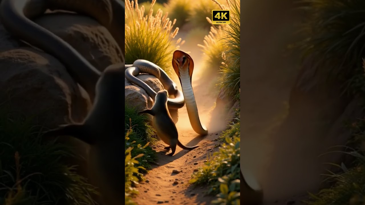 Epic Mongoose vs Cobra Fight! Deadly Battle in the Grassland | #mongoosevscobra