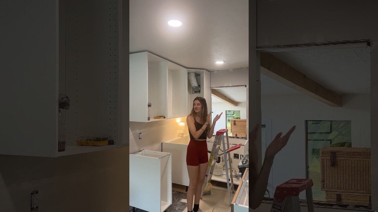 IKEA Cabinet Reveal: DIY Kitchen Makeover 🛠️