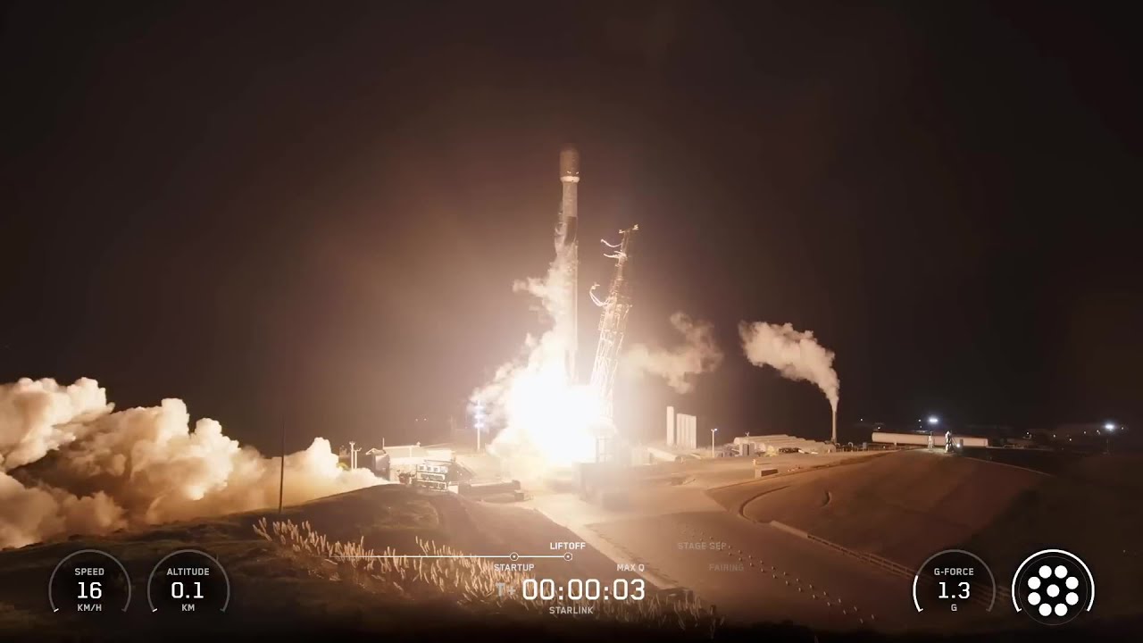 SpaceX Successfully Launches 28 Starlink Satellites from California 🚀