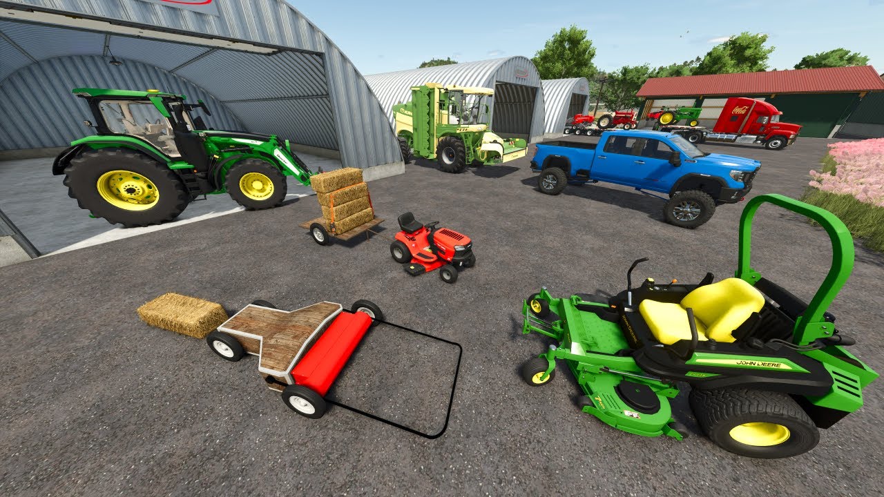 Hay Farm Setup & Harvest in Farming Simulator 25 🚜