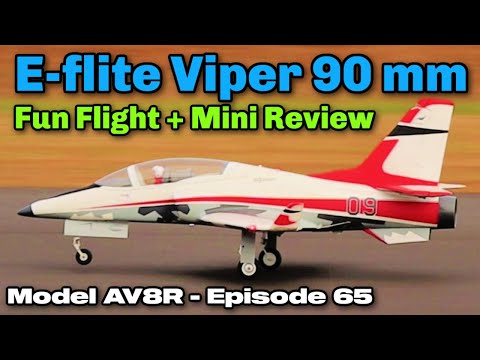 E-Flite Viper 90mm EDF Jet BNF Basic with AS3X and SAFE Select - Model AV8R Fun Flight/Mini Review