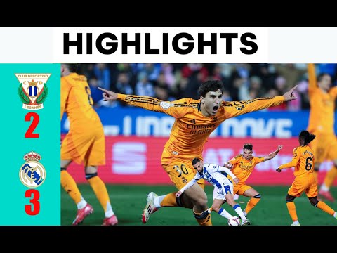 HIGHLIGHTS LEGANES 2 VS REAL MADRID 3 ⚽⚽