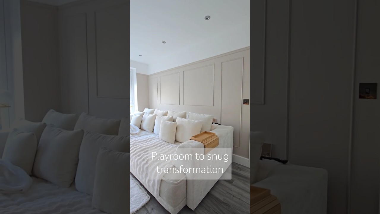 Budget Playroom to Cozy Snug Transformation 🧡