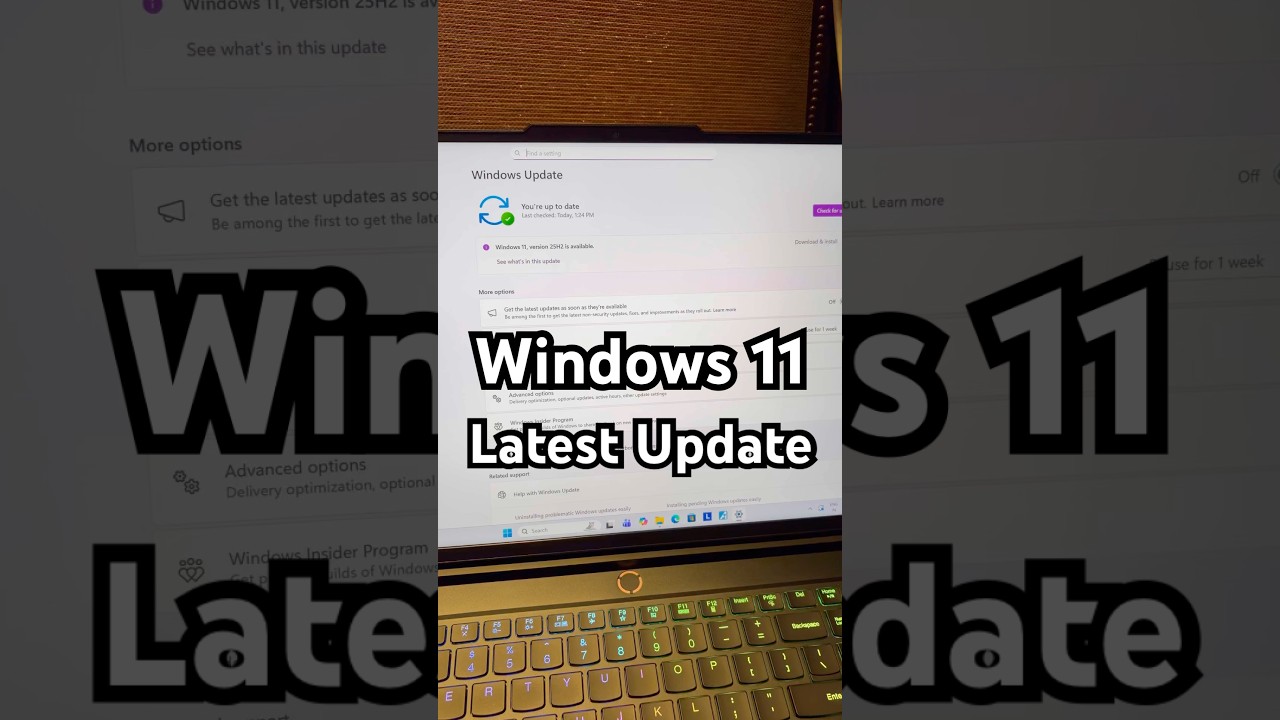 Windows 11 25H2 Update Now Available! 🚀