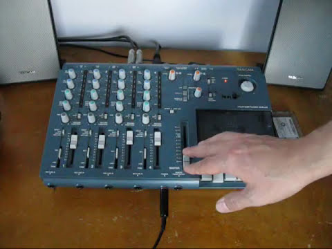 Tascam 414 MkII Portastudio Tape Session 🎶