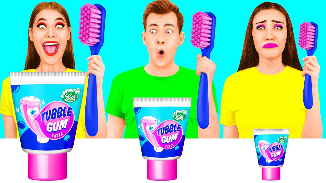 Seru! Tantangan Makanan Besar, Sedang, dan Kecil yang Bikin Ngakak 🎉