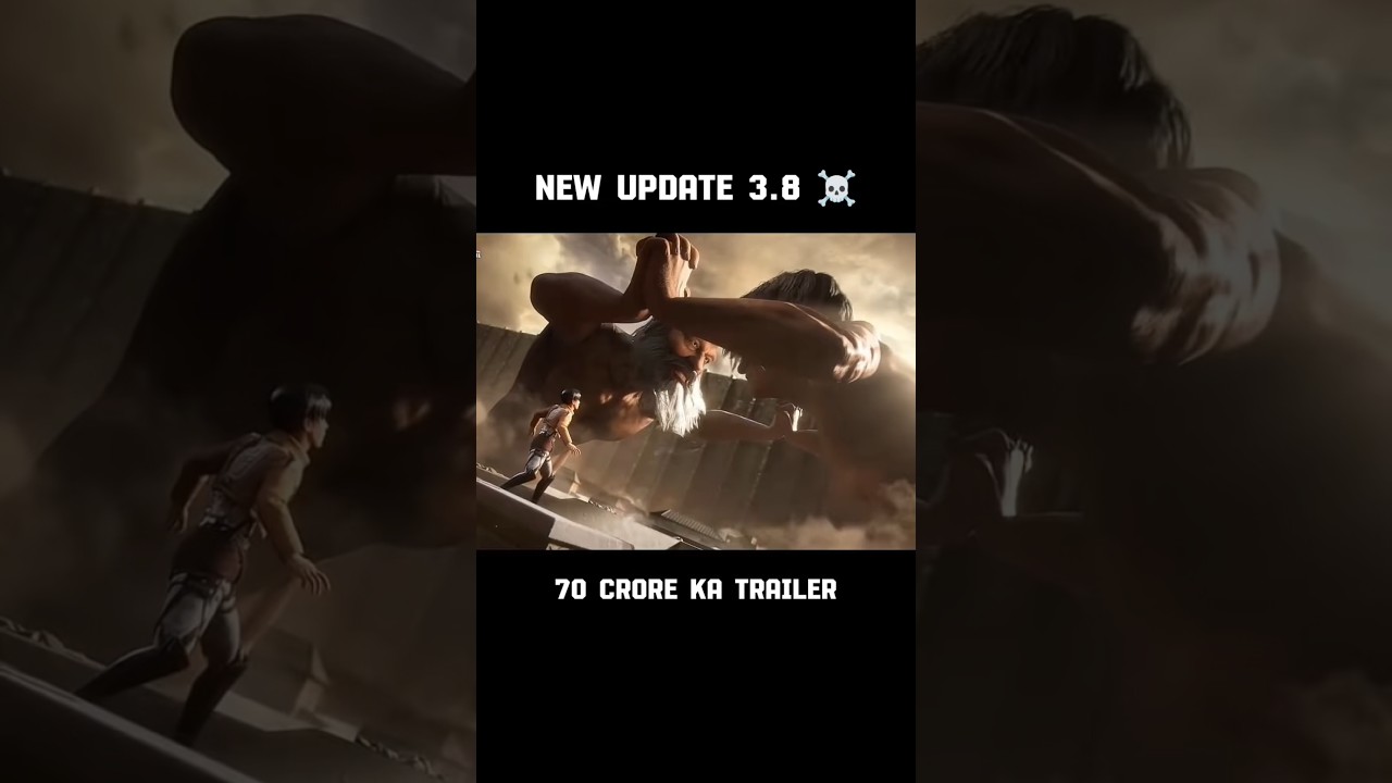 New 3.8 Update: Attack on Titan in PUBG & BGMI🔥