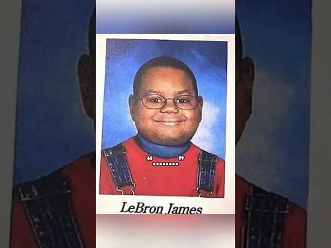 Lebron James yearbook photo… #shorts