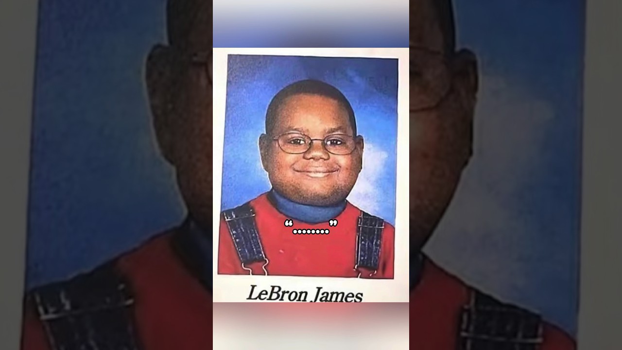 LeBron James' Unexpected Yearbook Photo! π #shorts
