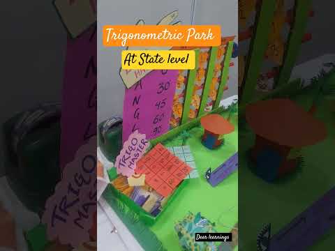 Trigonometric park at Delhi State level| class xth model | TLM