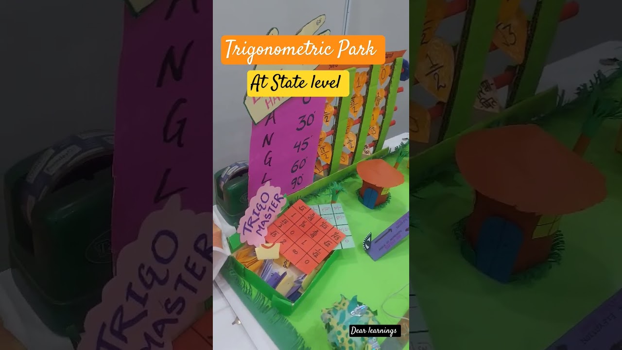 Delhi State-Level Trigonometry Park for Class X | Model & TLM Resources 📐