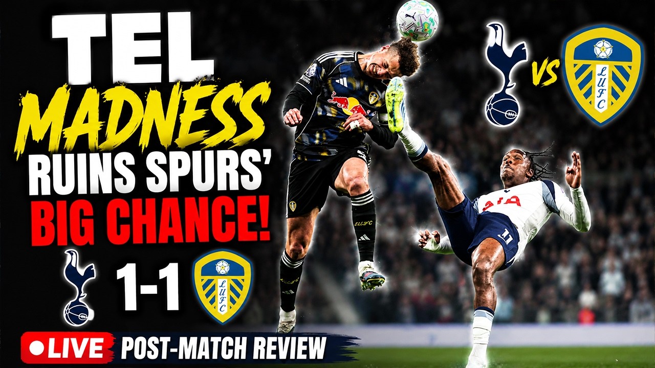 MADNESS Ruins Spurs' Big Chance! | Tottenham 1-1 Leeds ⚽