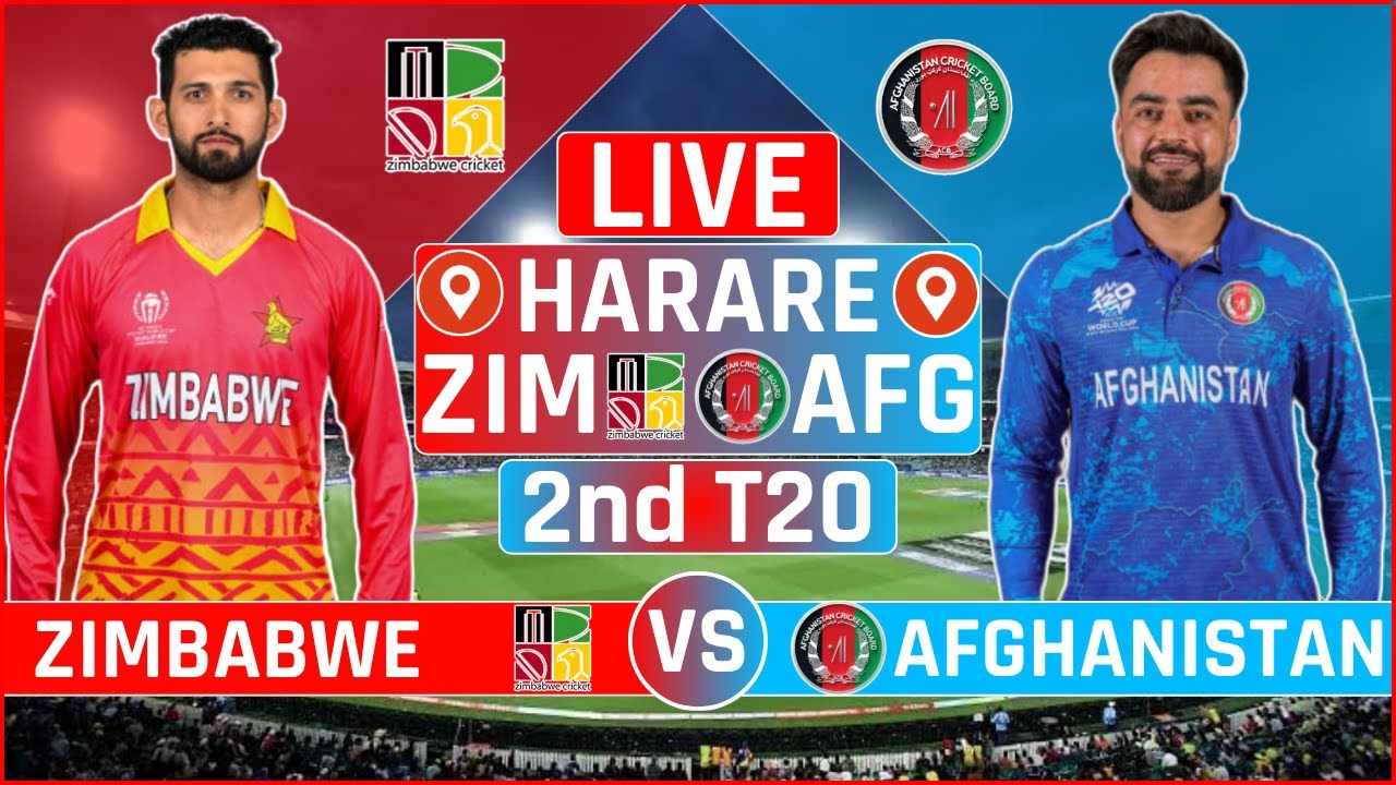 Afghanistan vs Zimbabwe 2nd T20 Live Score & Commentary 🏏 | Stay Updated on Match Highlights