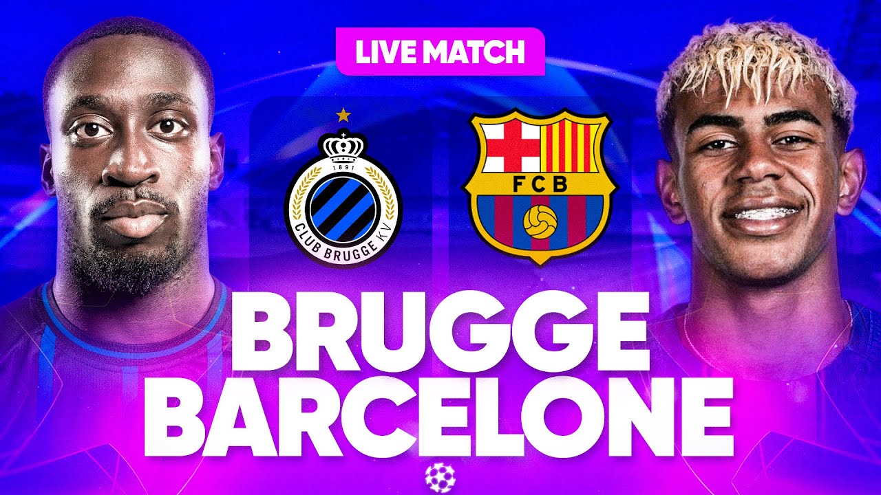 Bruges vs Barcelone en Direct - Déplacement Difficile pour le FC Barcelone en Ligue des Champions