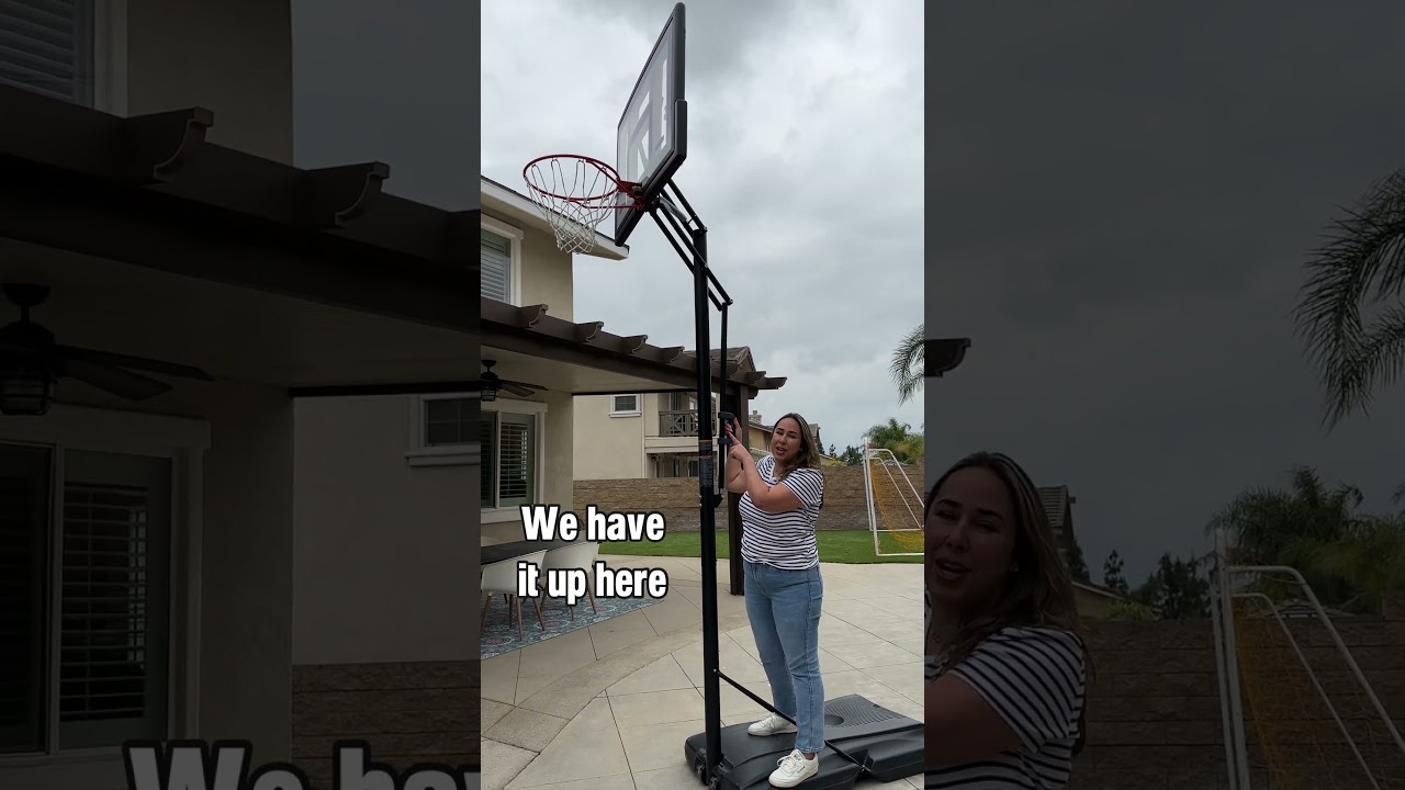 Adjustable Outdoor Basketball Hoop for Kids π