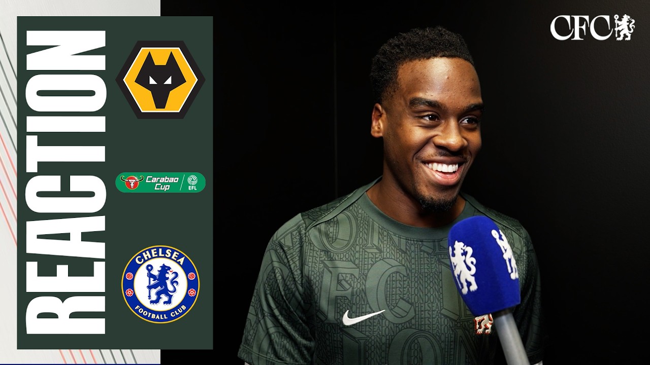 Maresca & Gittens React to Chelsea’s Thrilling 4-3 Victory Over Wolves in Carabao Cup ⚽