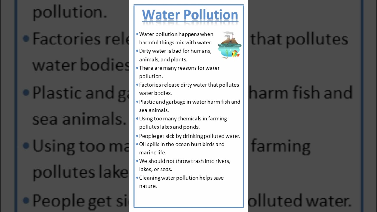 Water Pollution: Causes, Effects & Prevention 💧