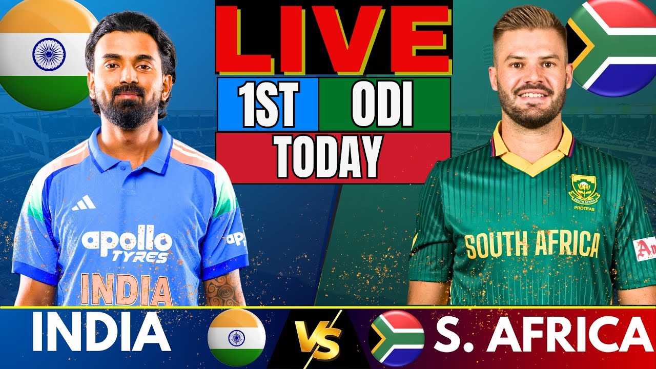 India vs South Africa Live 1st ODI | IND vs SA Live Match Today | Live Cricket Score & Commentary