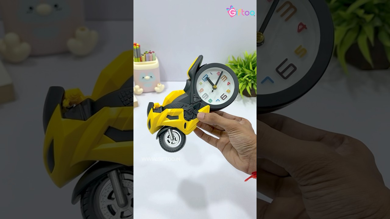 Unique Sports Bike Alarm Clock 🚴‍♂️ – Wake Up in Style!