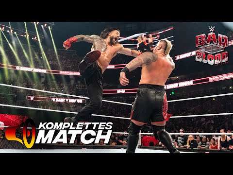 KOMPLETTES MATCH: Cody Rhodes & Roman Reigns vs. The Bloodline: Bad Blood 2024