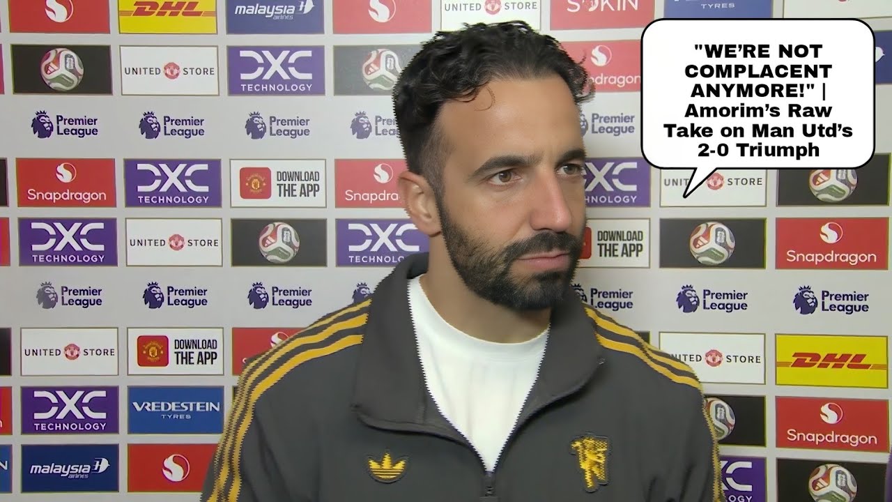 Ruben Amorim Reacts to Manchester United's 2-0 Win Over Sunderland at Old Trafford ⚽