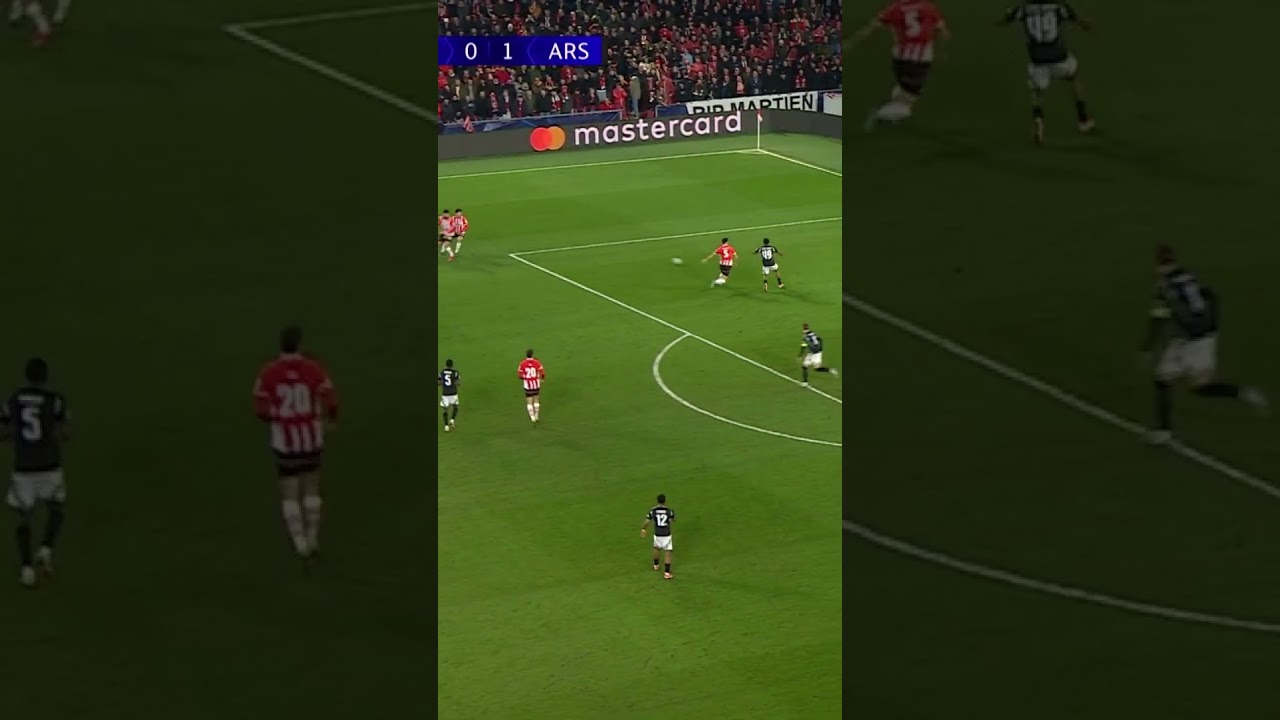 Trossard, Nwaneri & Lewis-Skelly Combine for Stunning Goal! ⚽ | Arsenal vs PSV | UCL 2024/25