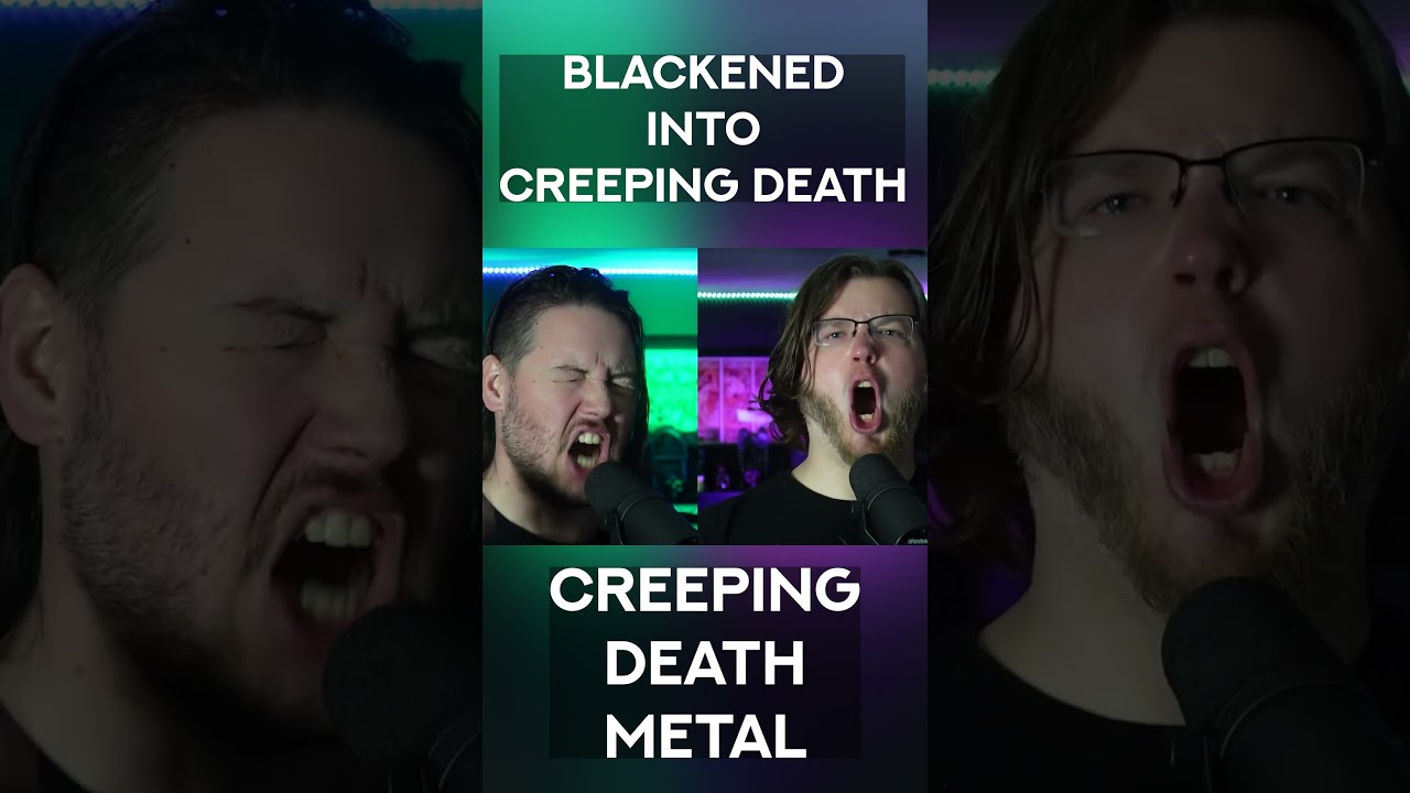 Metallica Creeping Death Metal (Blackened and Creeping Death) #shorts