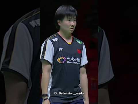 🇨🇳 He Bing Jiao vs Mia Blichfeldt 🇩🇰 BWF Thailand Open 2023 #shorts #badminton