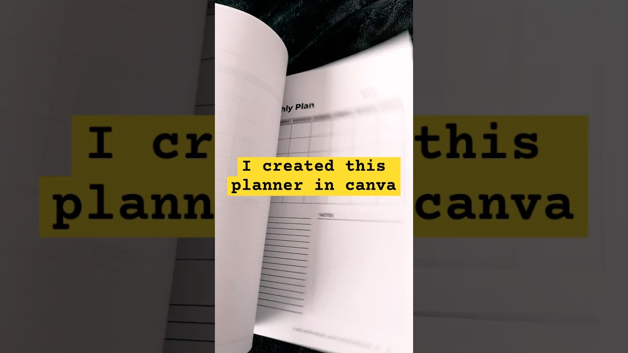 Create a Canva Planner to Sell on Amazon KDP 📘