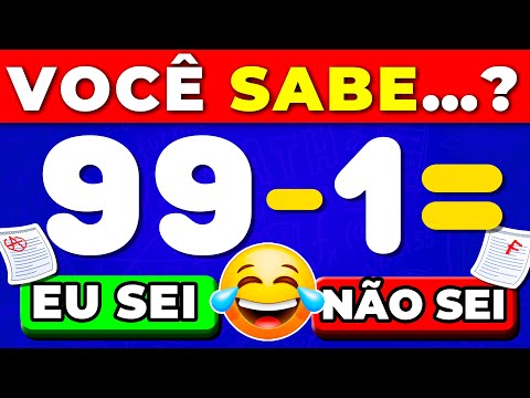 Quiz de Matemática ✖️🤓📚 60 Problemas de Adição e Subtração para Resolver Rápido!