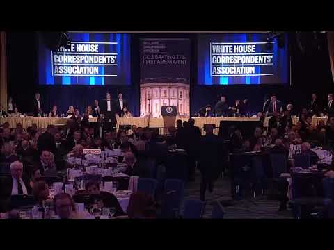 Trump Rushed Off Stage at White House Dinner 🚶‍♂️