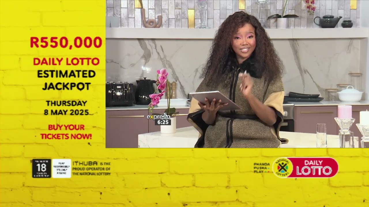 Play DAILY LOTTO for an estimated R550,000 Jackpot - By NATIONAL LOTTERY #1