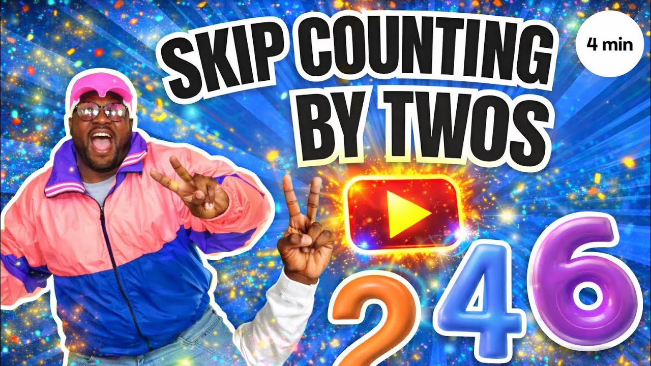 Count by 2's | Skip Counting |MISTER B | Counting Songs| Count to 100 | Kids Songs + Nursery Rhymes