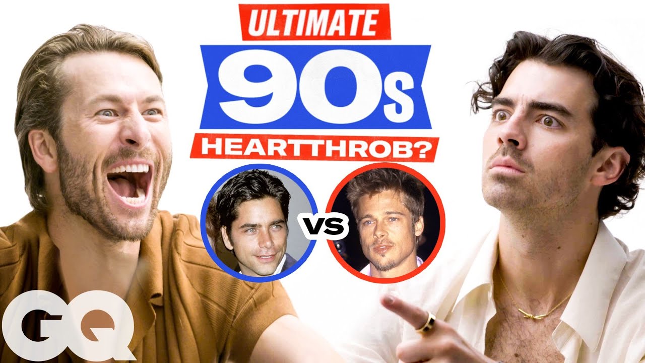 Joe Jonas & Glen Powell Clash Over the 90s Heartthrob: Brad Pitt vs. John Stamos 🎸