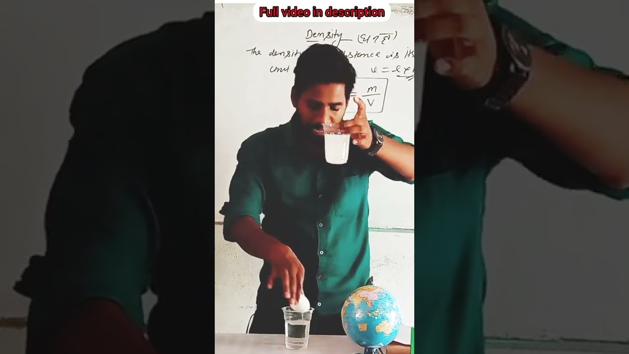 Understanding Density: Egg & Salt Water 🌊