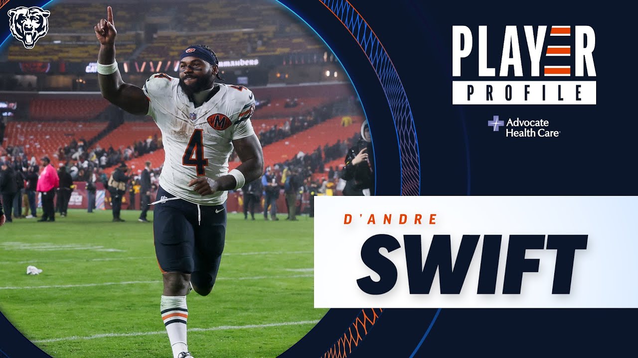 D'Andre Swift: Dynamic Playmaker for the Chicago Bears 🏈