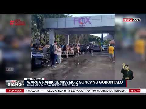 Gempa 6,2 Magnitudo Guncang Gorontalo, Masyarakat Panik #Beritasatu
